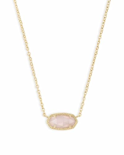 Classic Oval Pendant Necklace