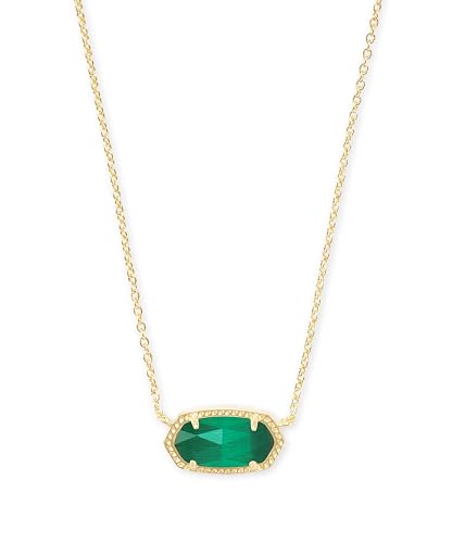 Emerald Birthstone Pendant Necklace