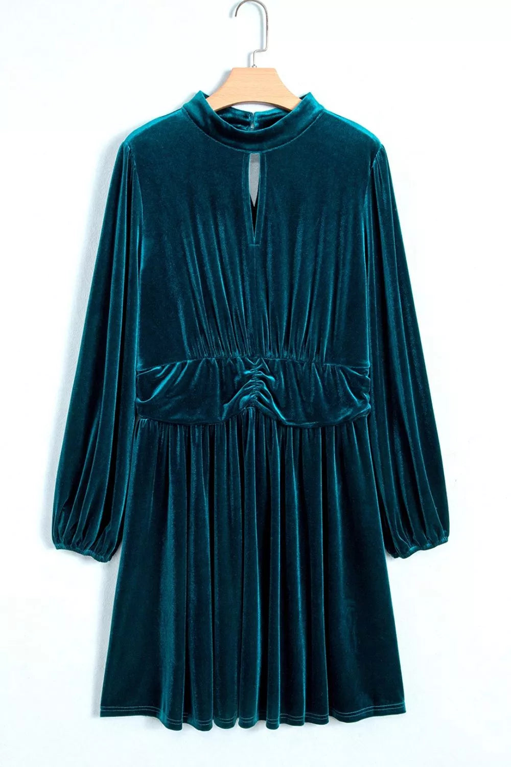 Velvet Mock Neck Long Sleeve Dress product image 7