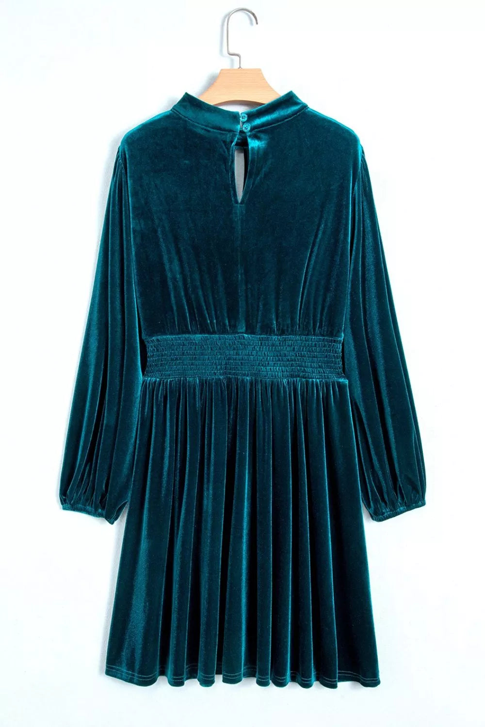 Velvet Mock Neck Long Sleeve Dress product image 6